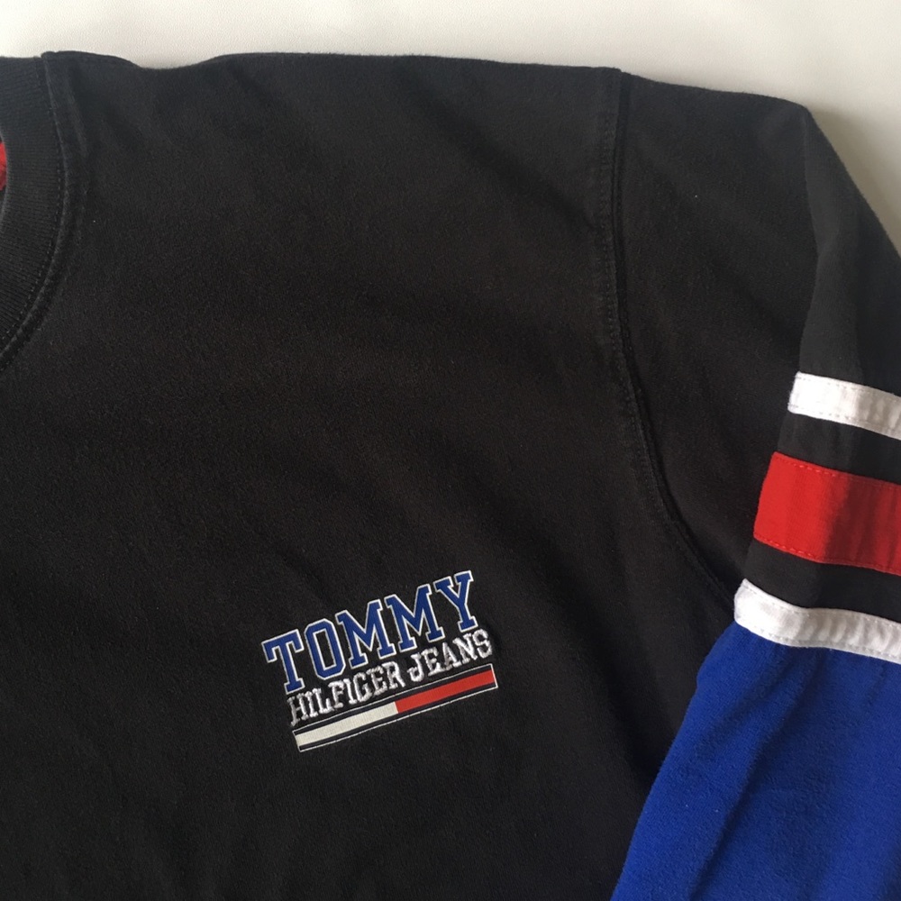 Vintage Tommy Jeans Long Sleeve Shirt - Men’s XL - Picture 3 of 5